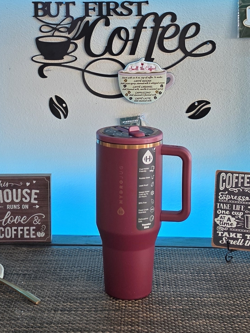 Hydrojug Traveler 32oz Merlot Limited Edition Tumbler